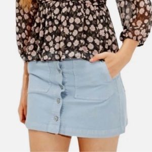 Blue Corduroy AE skirt NEVER WARN